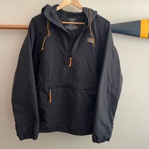 L.L. Bean Dark Blue Anorak Jacket